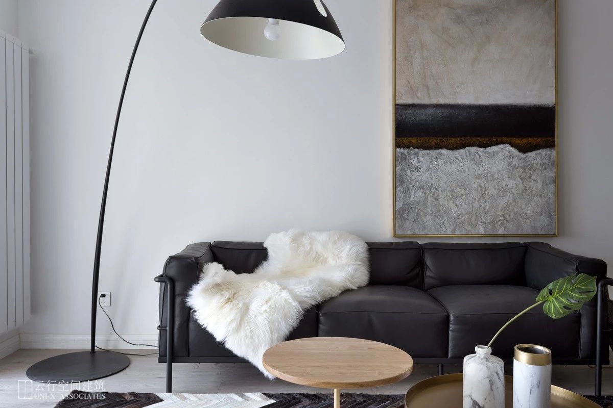 现代简约三居室装修客厅沙发设计