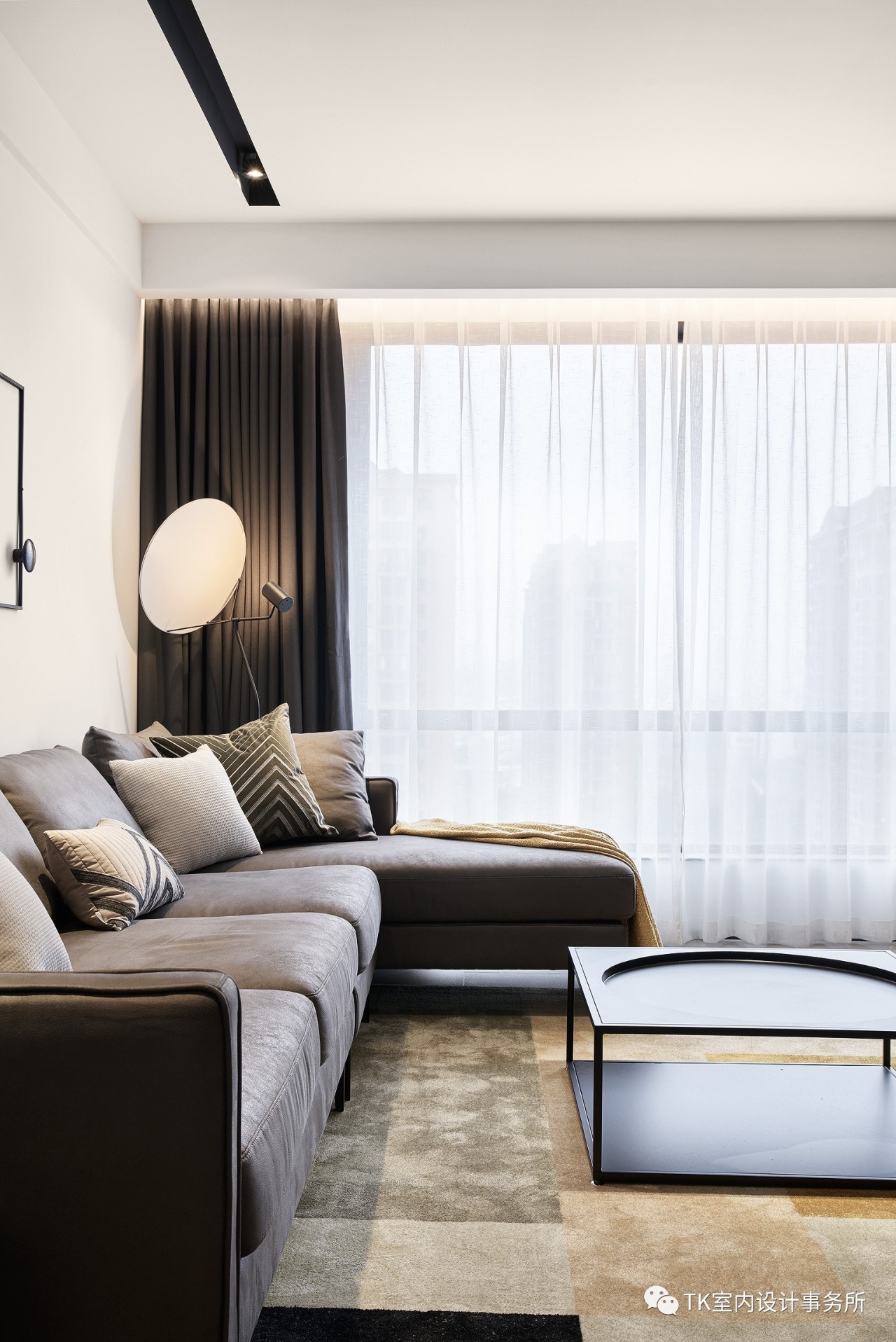 简约现代三居室装修客厅沙发设计