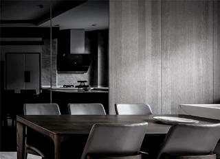 140平现代简约餐厅装修效果图