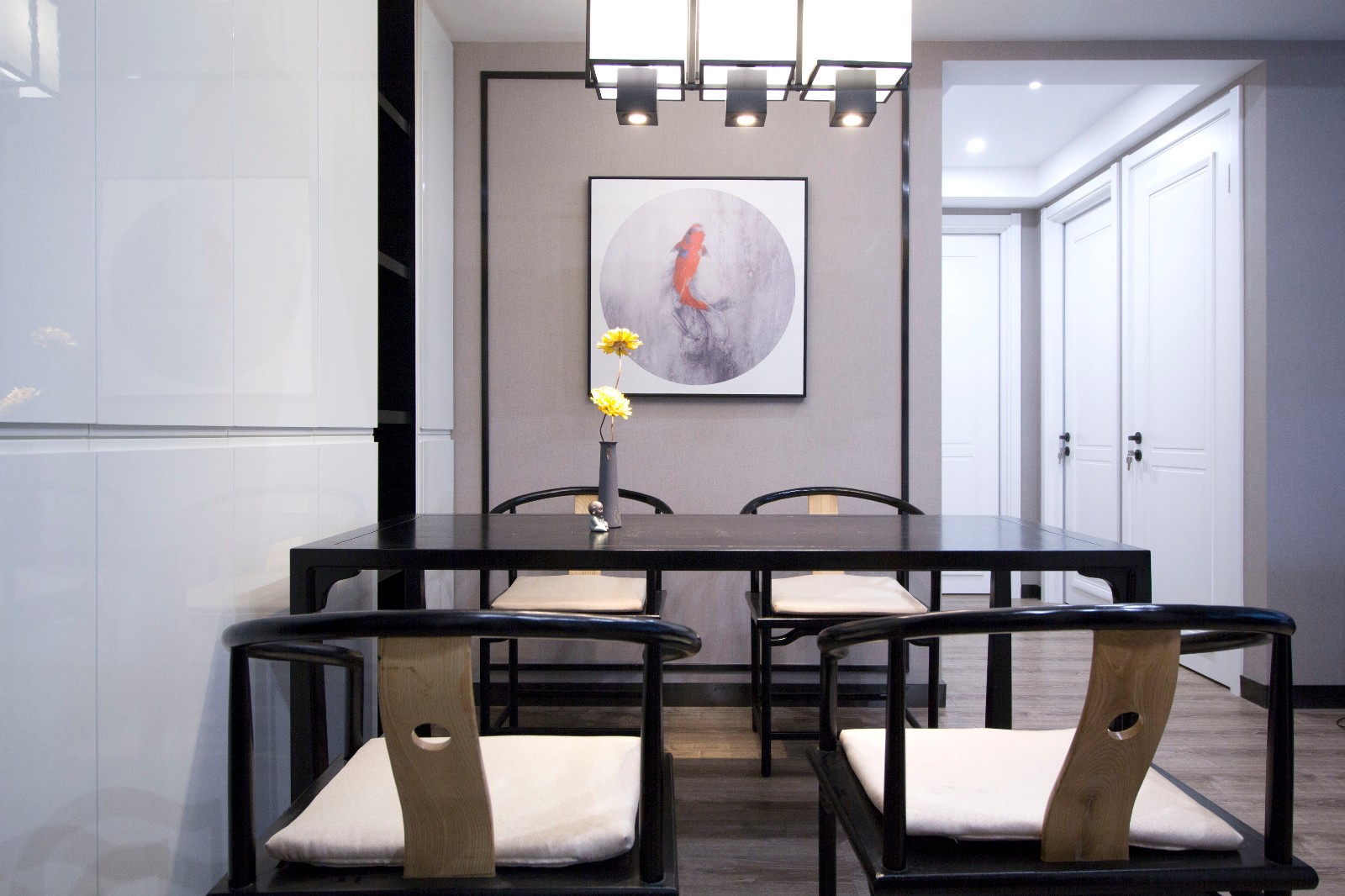 105平新中式风格餐厅装修效果图