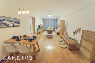 日式风格三居室餐厅装修效果图
