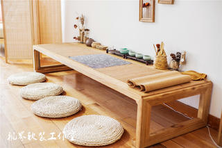 日式风格三居室装修茶桌设计