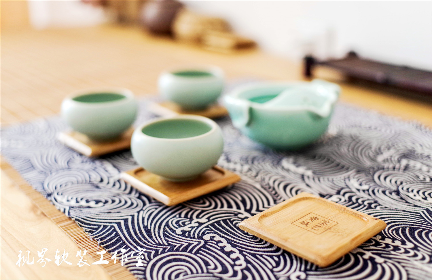 日式风格三居室装修茶具小景