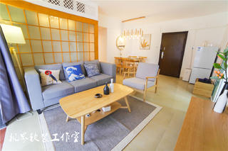 日式风三居客厅装修效果图