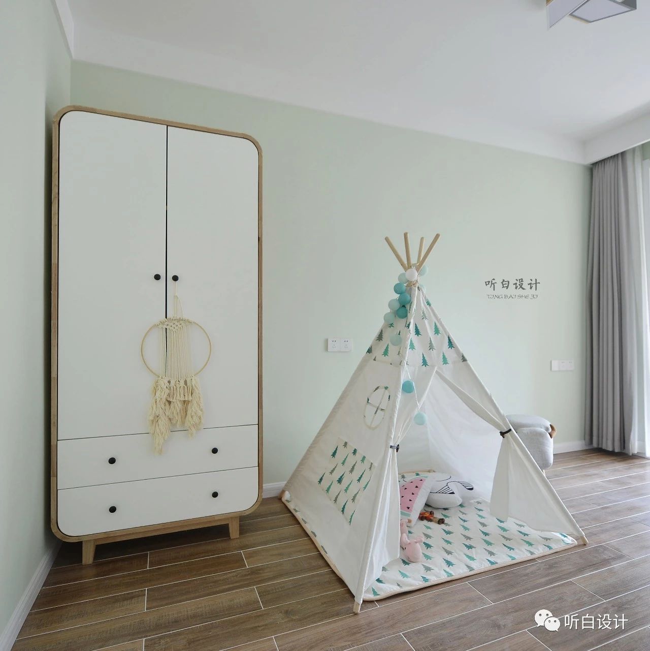 日式北欧三居儿童房装修效果图