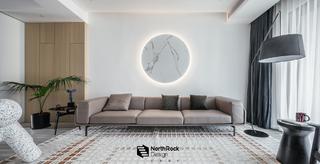 现代风格四居室沙发背景墙装修效果图