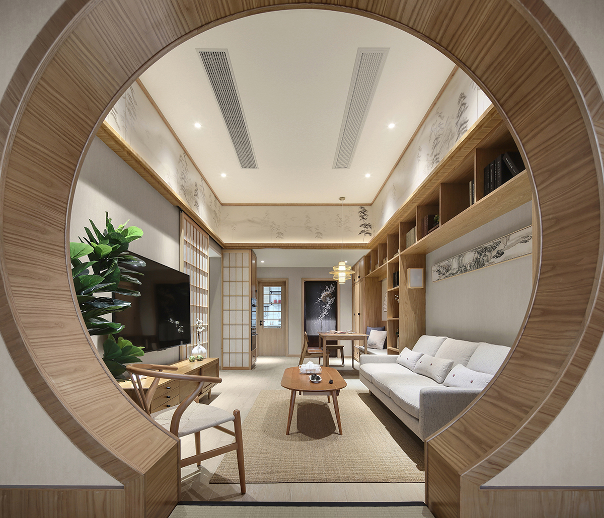 日式风格,10-15万装修,100平米装修,三居室装修