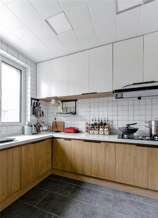 复式北欧风四居厨房装修效果图