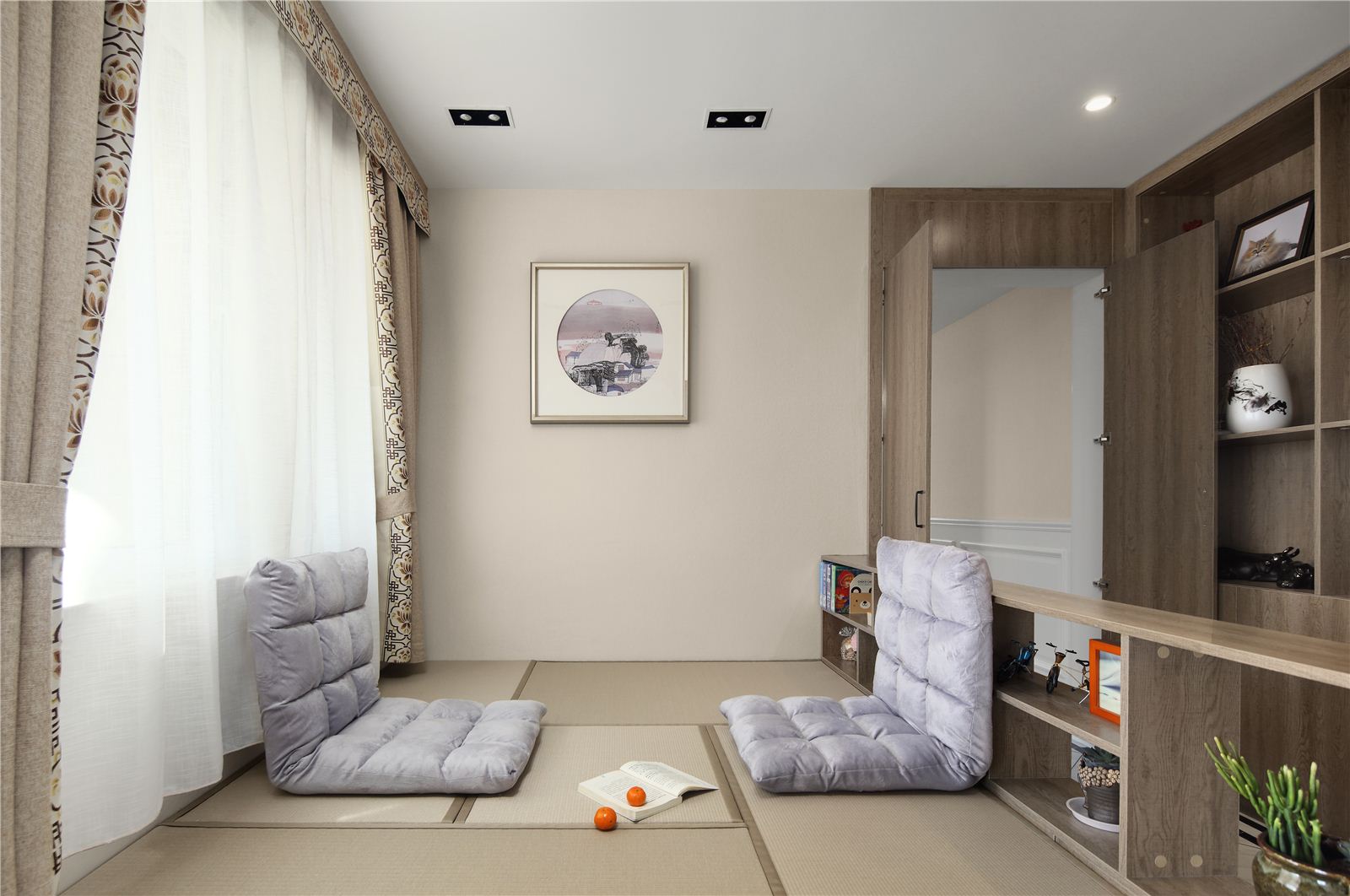 新中式风格四居休闲室装修效果图