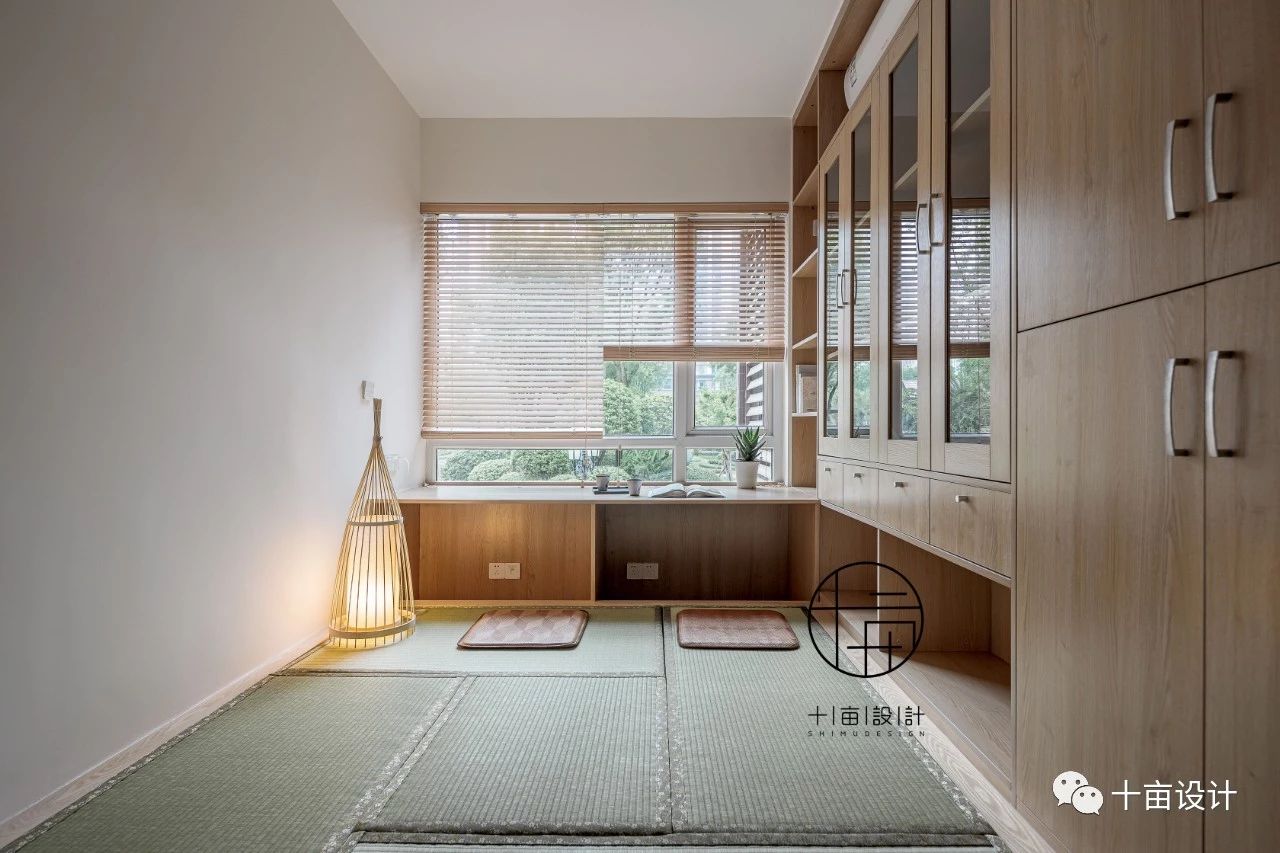 日式风格三居书房装修效果图
