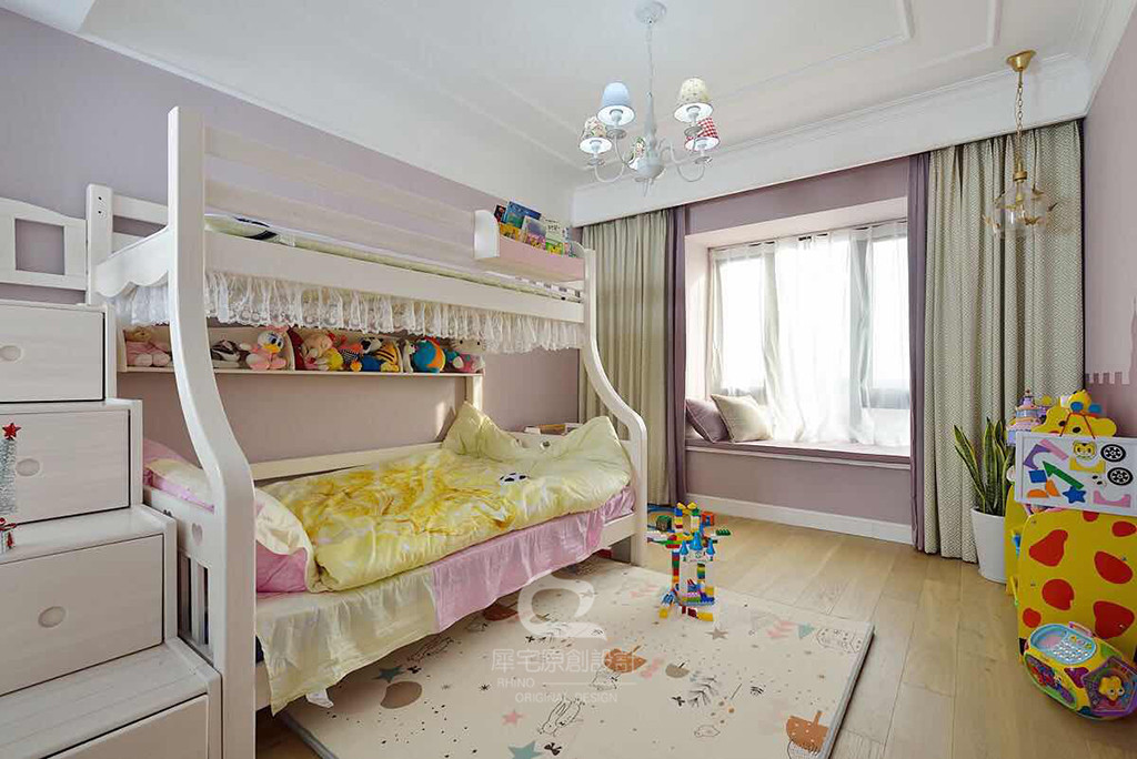 170平美式风格儿童房装修效果图