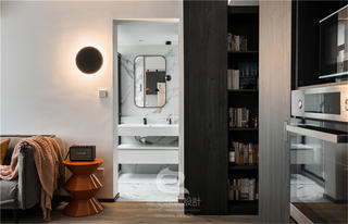 44平小户型公寓装修收纳柜设计