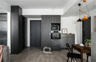44平小户型公寓装修储物柜设计