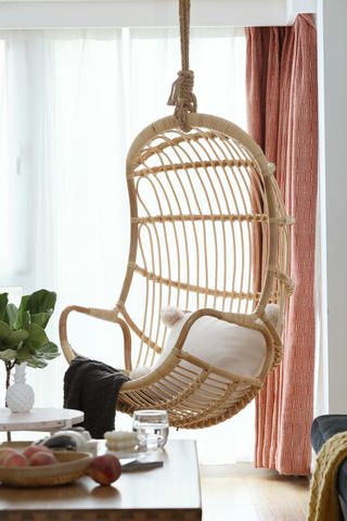 北欧风格三居室装修吊椅设计图