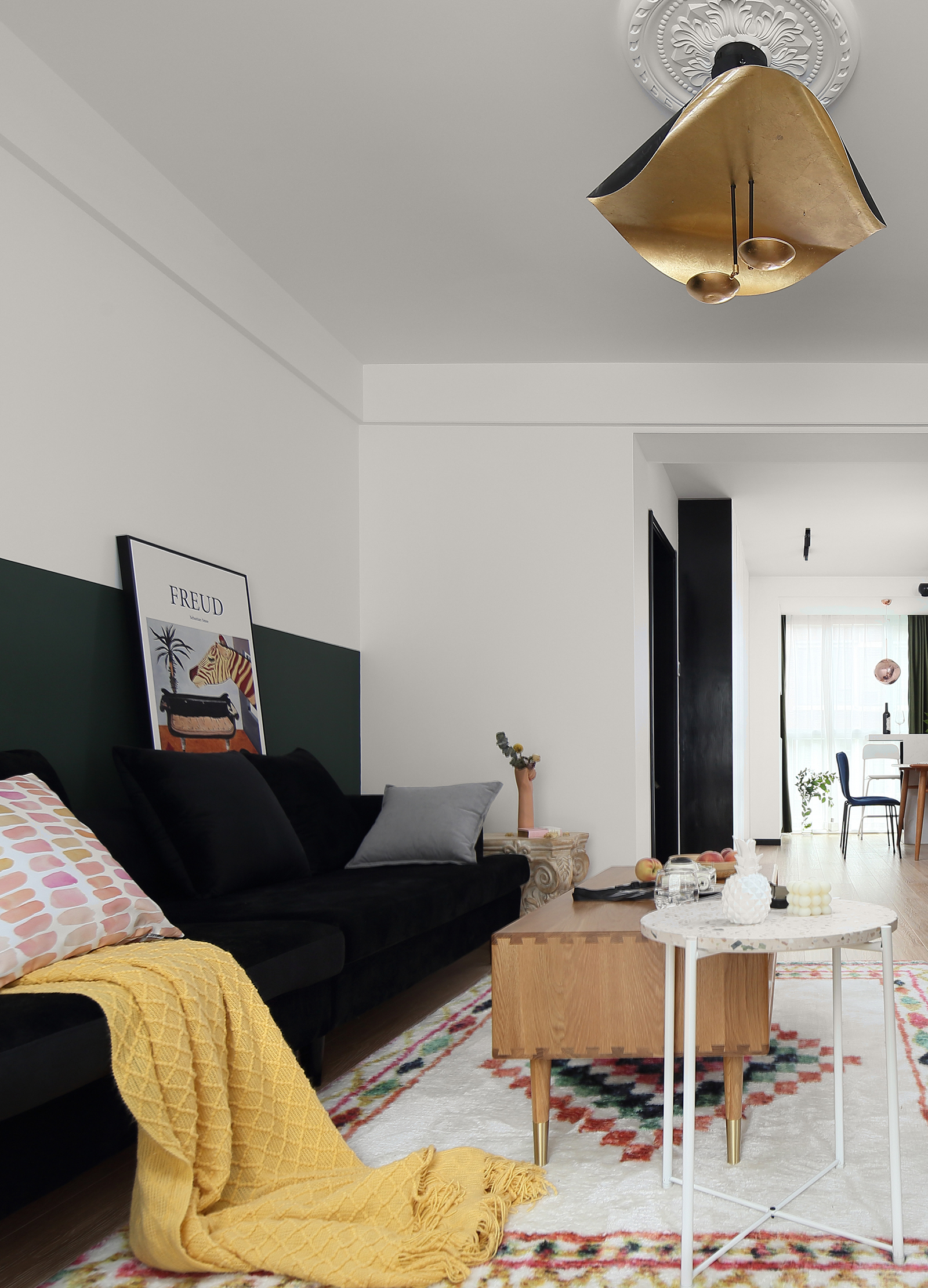 北欧风格三居室装修沙发设计图