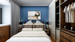 130平新中式风卧室装修效果图