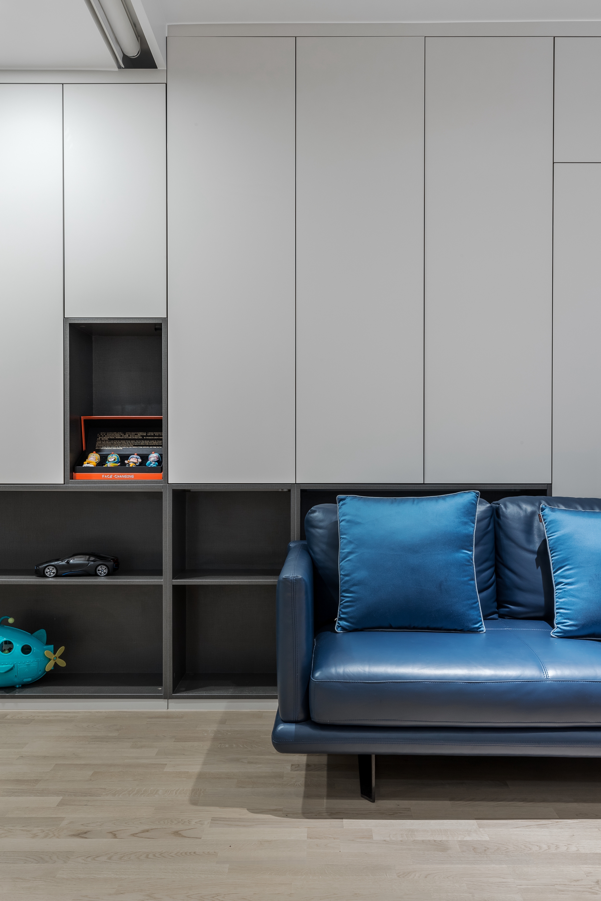 现代简约风格二居装修沙发设计图