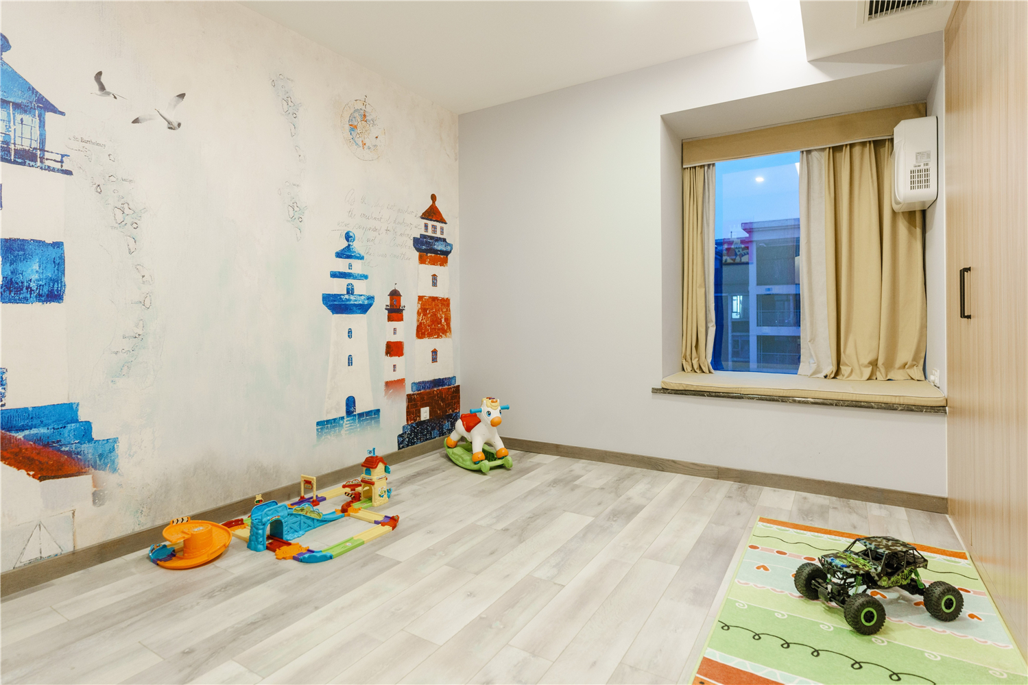 日式北欧风三居儿童房装修效果图