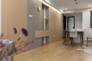 北欧风格两居室木饰墙面装修效果图