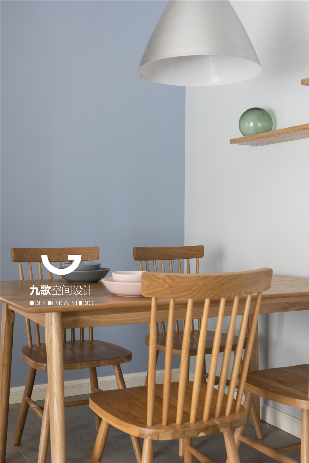 114㎡北欧风格装修餐桌椅设计图