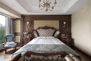 古典美式风格卧室装修效果图