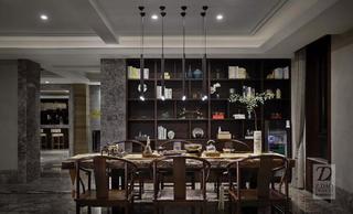 奢华新中式别墅茶室装修效果图
