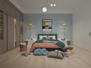 北欧风格卧室装修设计效果图