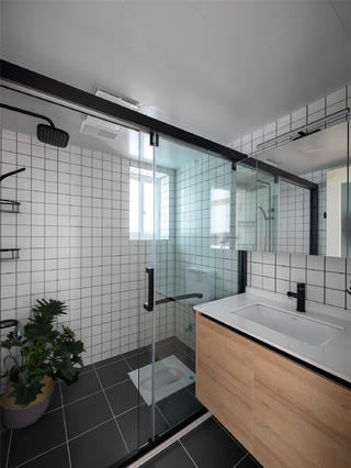 现代北欧风两居室卫生间装修效果图