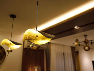 92平现代风格装修餐厅吊灯设计