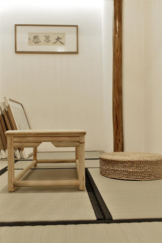 现代中式风别墅装修榻榻米茶桌设计
