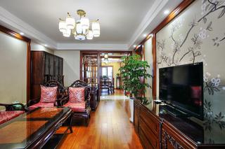 中式风格二居室客厅装修效果图