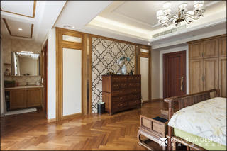 中式风格别墅装修卧室斗柜设计