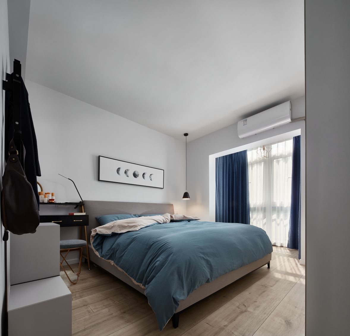 北欧风格二居卧室装修效果图