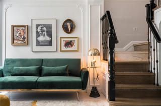 轻奢法式风格别墅装修沙发设计图