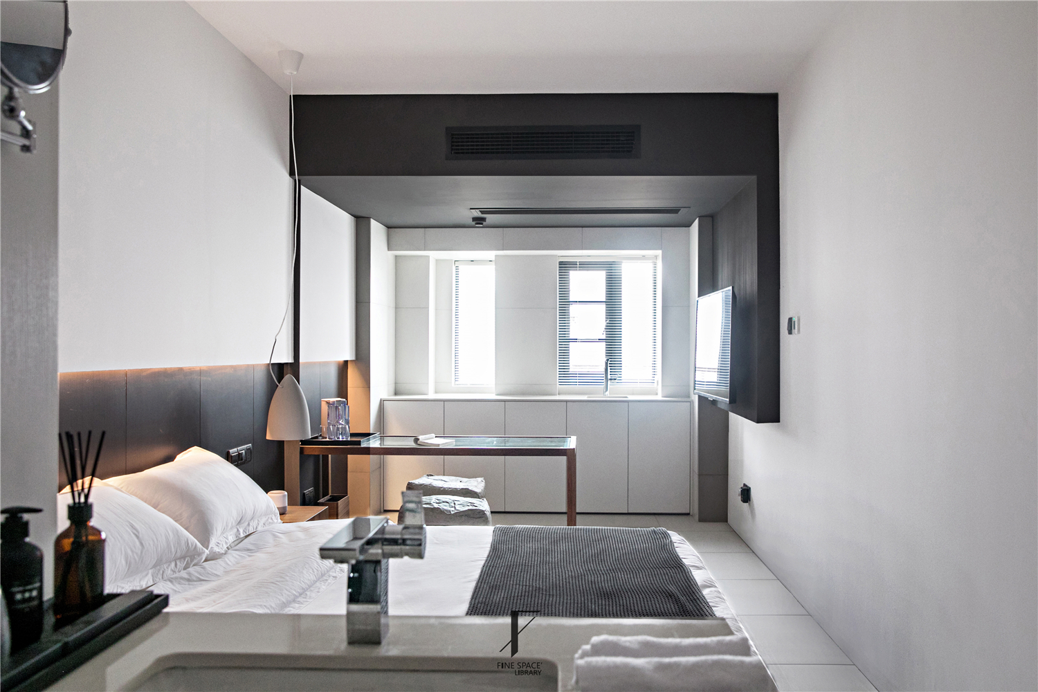 小户型现代公寓卧室装修效果图
