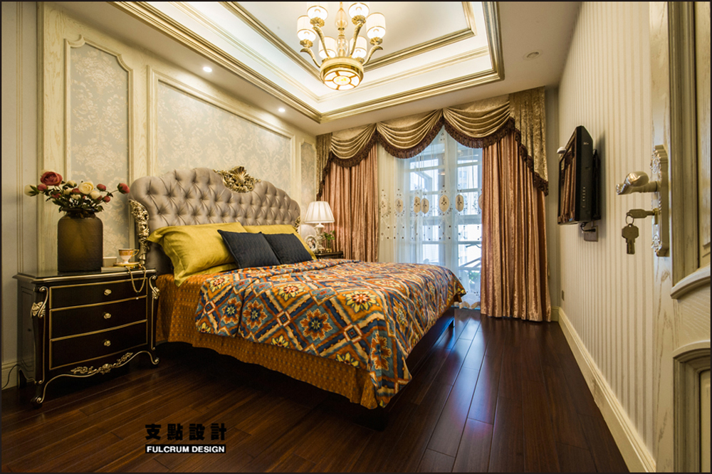 大户型奢华法式风格卧室装修效果图
