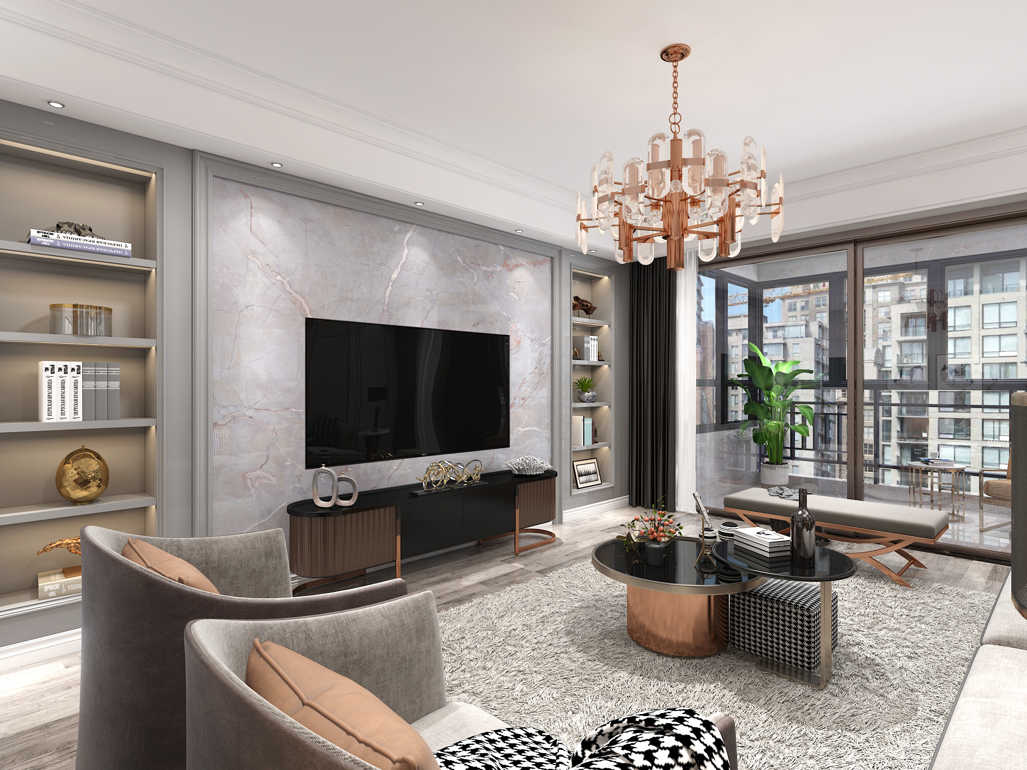 现代轻奢风格设计_现代轻奢风格设计 装修效果图_齐家网