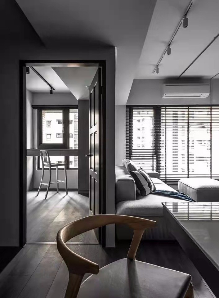 66工业两房装修效果图,水泥工业风装修案例效果图-齐家网