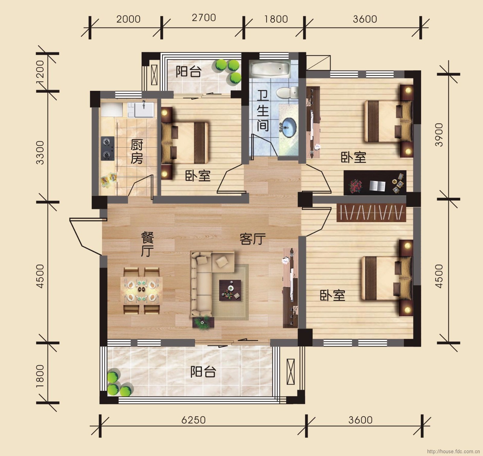 各种房屋户型图大全图片