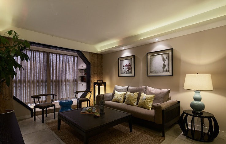 145现代三房装修效果图,现代简约风格装修案例装修案例效果图-齐家网