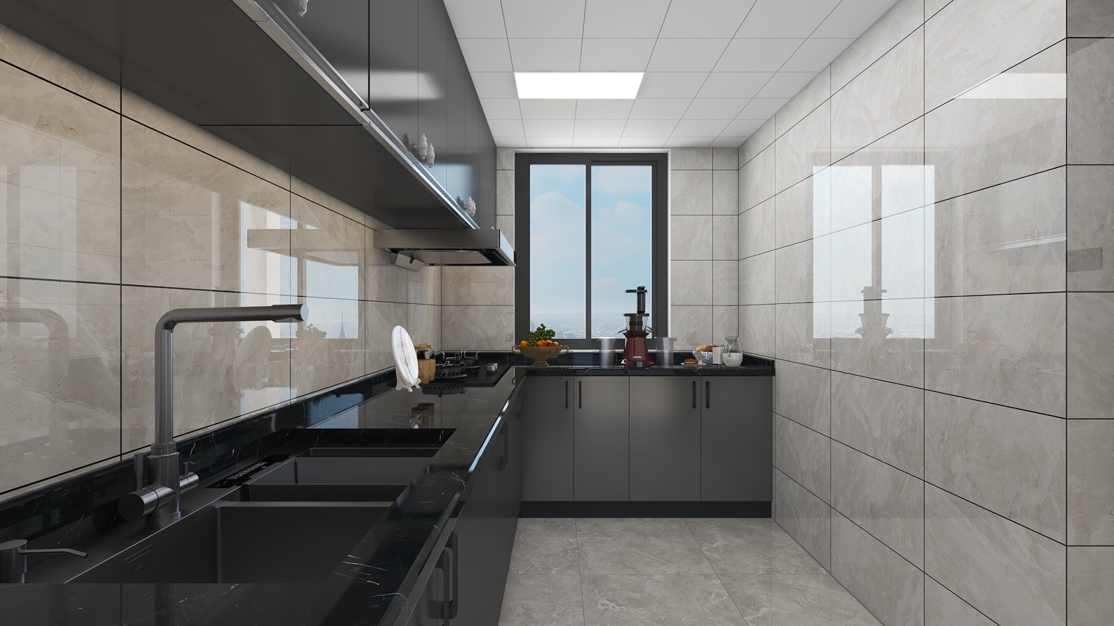 深色橱柜给***感加满分