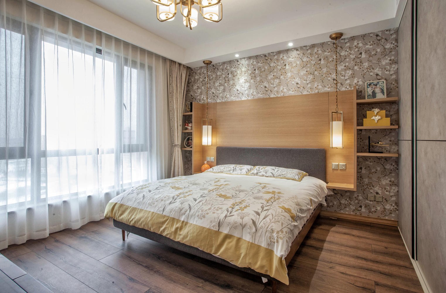 136混搭四房装修效果图,朴实装修案例效果图-齐家网