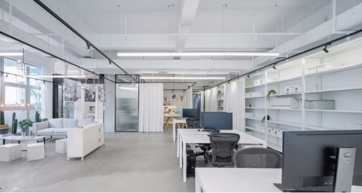 120现代办公空间装修效果图,深圳工作室装修案例效果图