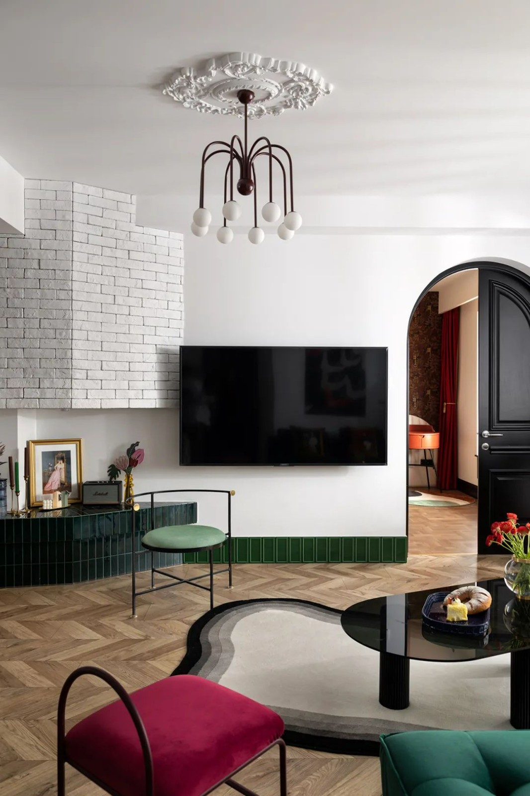 复古美经典红绿配色