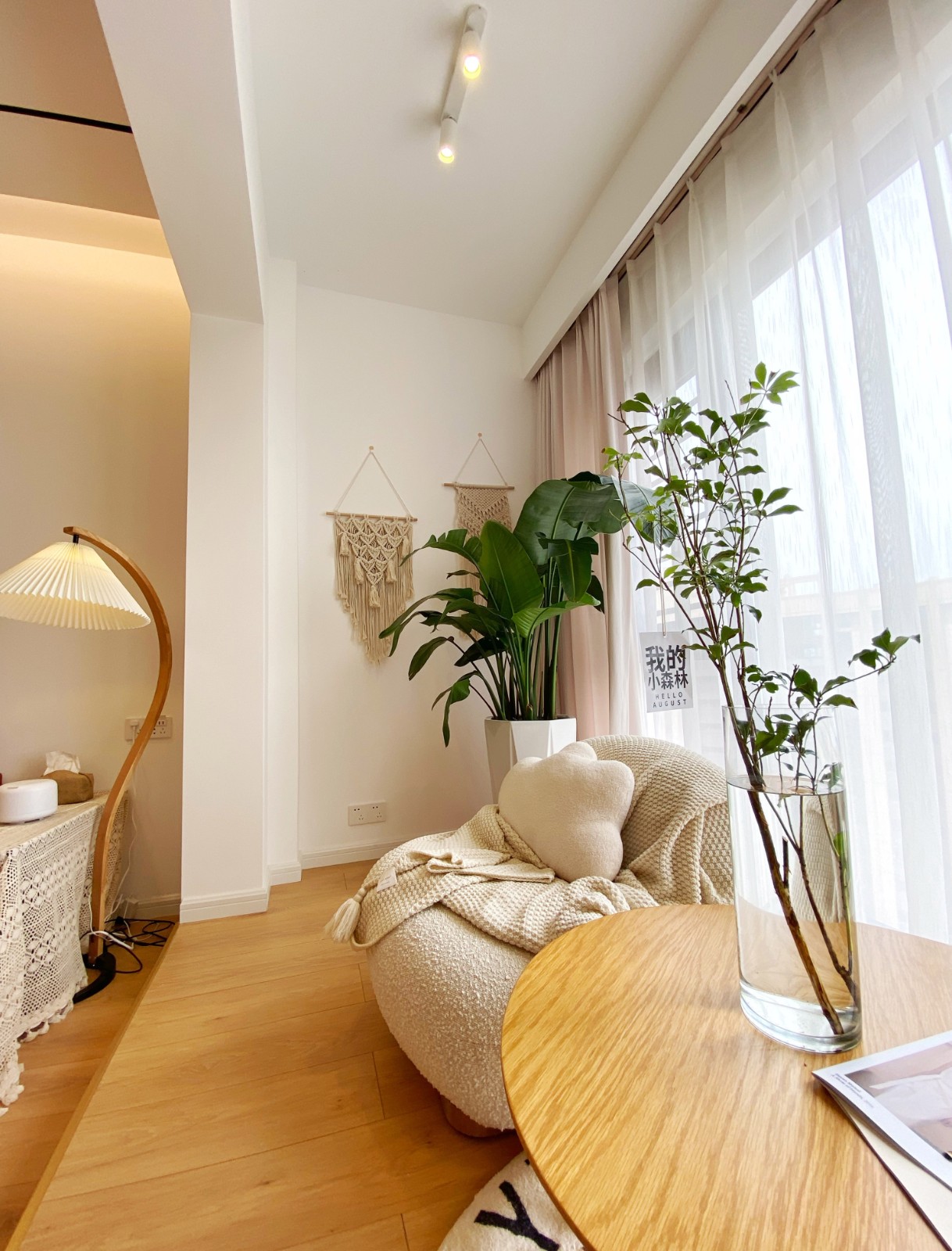 130北欧四房装修效果图,130平原木风,温馨的家装修案例效果图-齐家网