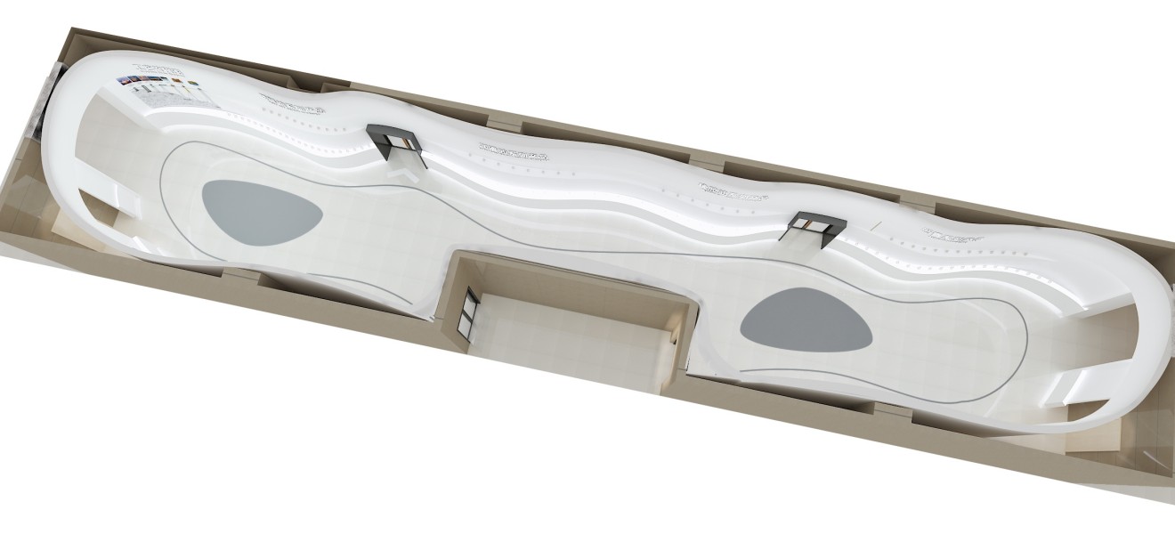 罗湖手机展厅俯视图效果