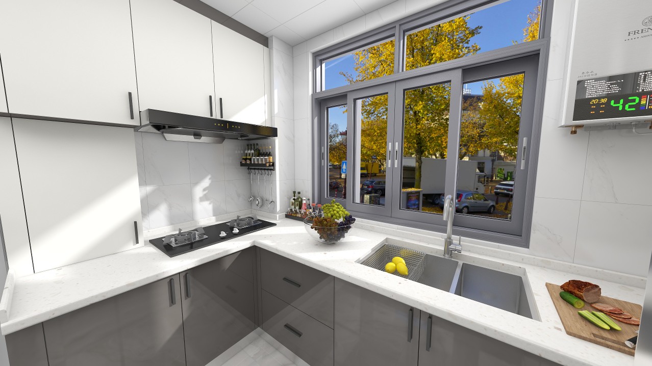 阳光房改厨房,增加功能区