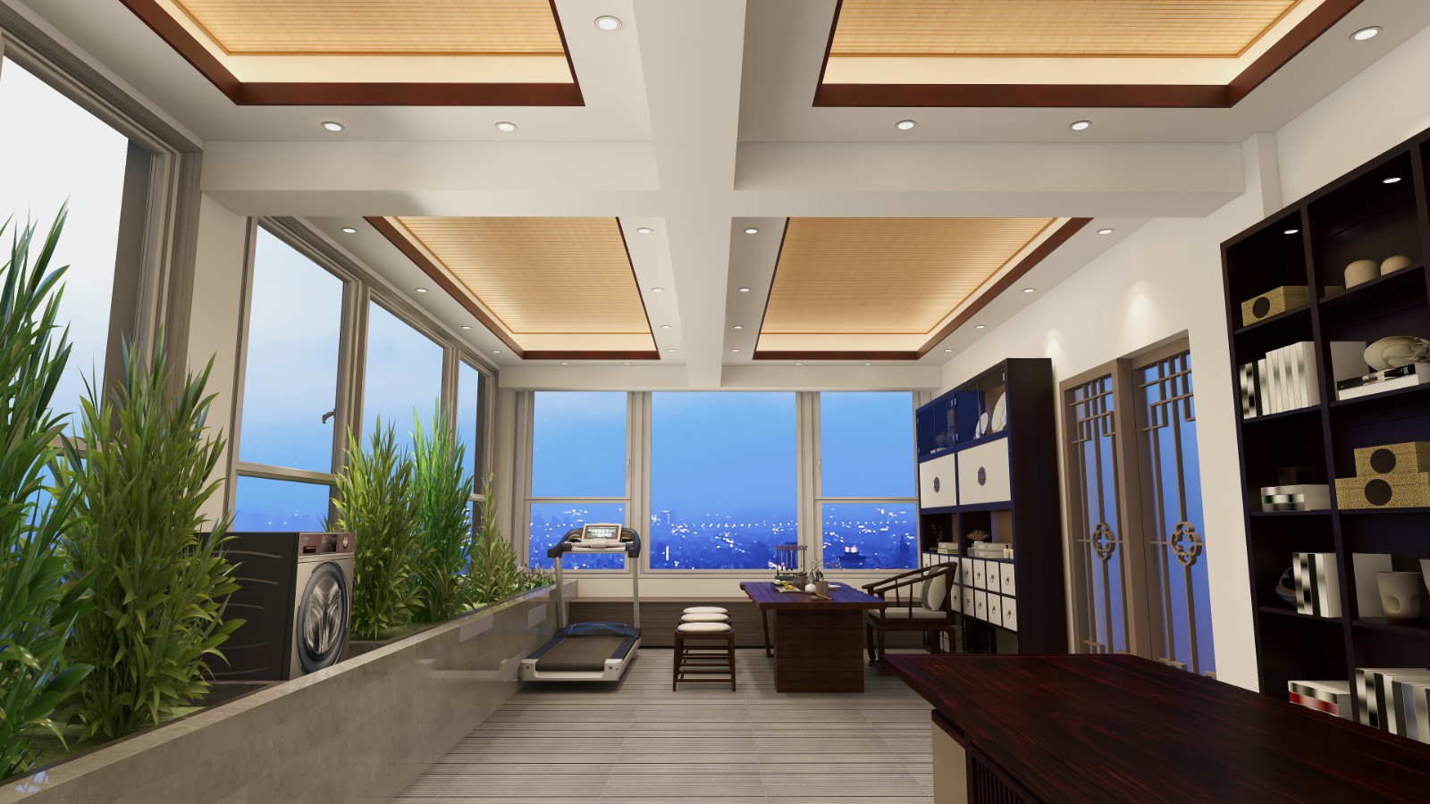 百大国际180平新中式