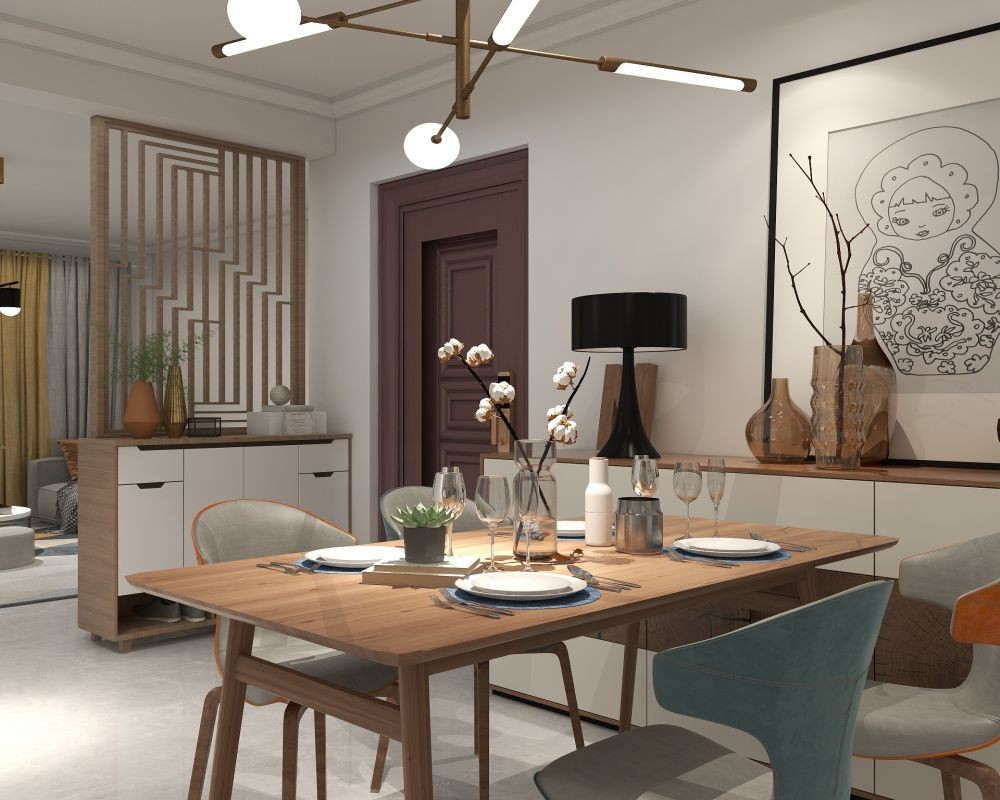 现代简约两室两厅设计