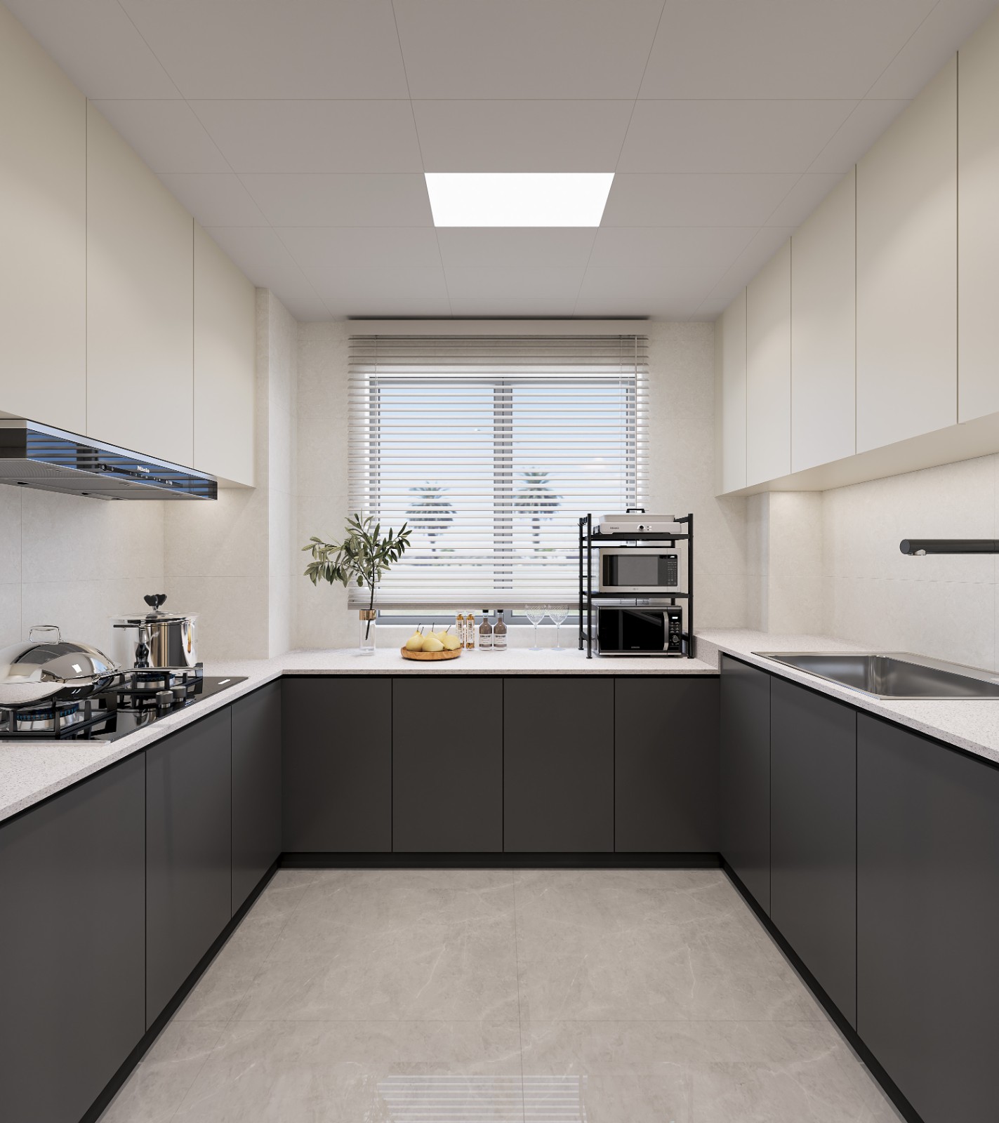 尚玉园三室现代风格